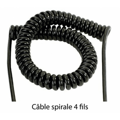 Câble spiralé avec boîte de 5 raccordement IP65 2000/350mm